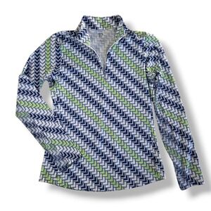 EP NY Half Zip Pullover Luxuary Golf Tennis Performance Long Sleeve Pro Top S